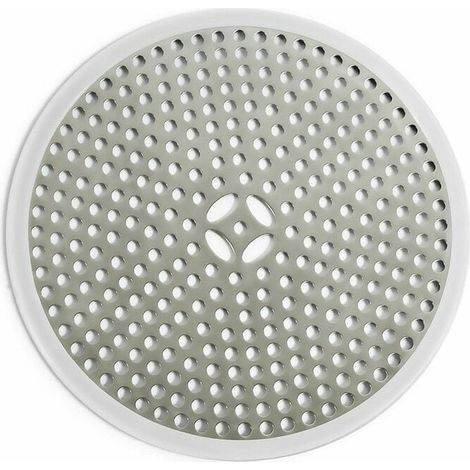Filtro de desagüe de ducha GABRIELLE, rejilla de ducha de acero inoxidable, gris (1/4)