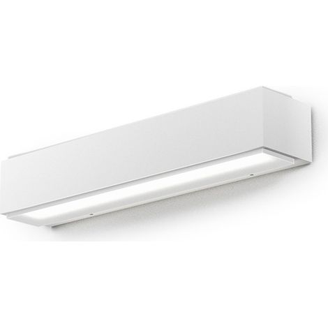 Applique Led Ges964C 20W Double Émission 1236Lm 3000K En Aluminium Moulé Sous Pression Blanc - Applique D'Extérieur Ip65 - Gea Luce (1/2)
