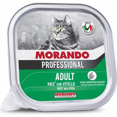 32PZ CIBO GATTO MORANDO VSC 100 G VITELLO E POLLO