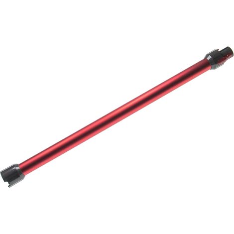 vhbw Staubsaugerohr kompatibel mit Dyson V8 Absolute Pro, V8 Carbon fibre, V8 Animal + Staubsauger - 35 mm Anschluss, 74 cm lang Rot Grau (1/3)