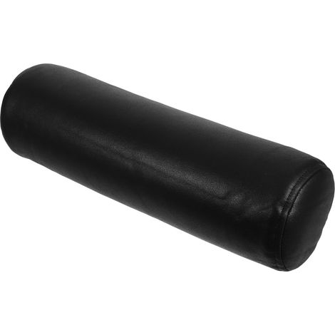 Coussin de Chaise Bureau Noir en Tissu et Mousse Support Lombaire (1/5)