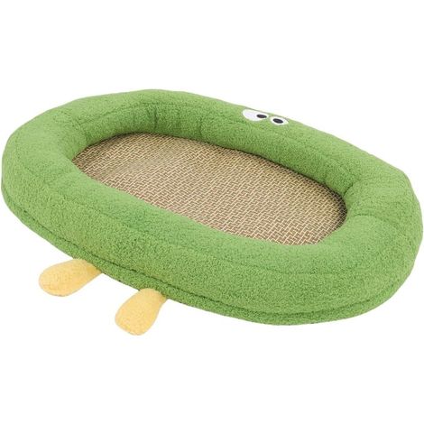 Lit rafraîchissant pour chat Multifonctionnel Ovale Doux Matelas rafraîchissant d'été pour animaux de compagnie pour la maison Boutique