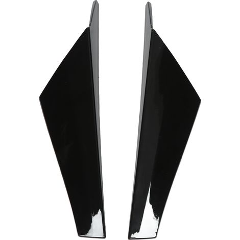 Lot 2 Ailerons Arrière Latéraux ABS Noir Brillant Kit Aile Spoiler Remplacement Compatible MK8 2020-2021 (1/5)
