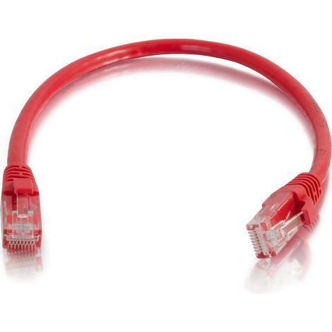 Cbl/3M White CAT6 PVC Snagless UTP Patch C2G Cat6 Booted Unshielded (UTP) Network Patch Cable - Cordon de raccordement - RJ-45 (M) pour RJ-45 (M) - 3 m - UTP - CAT 6 - moulé, sans crochet, bloqué - bl