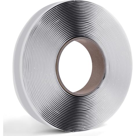 Ruban Butyle Sealant Tape, 2mm x 20mm x 10m Ruban d'étanchéité en caoutchouc étanche à l'eau pour les fuites, automobile camion fenêtre porte RV réparation pare-brise phares toit mastic (1/5)