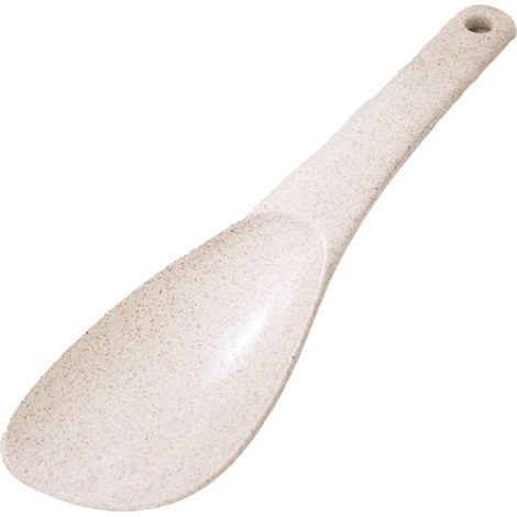 Cuillère à riz mignonne et confortable à utiliser, en fibre de blé antiadhésive, idéale pour la cuisine.