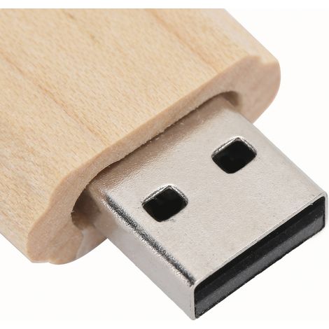 Clé USB Bois Portable Mini avec Boîte - Mémoire Flash 16GB CM100021 pour Ordinateur (1/5)