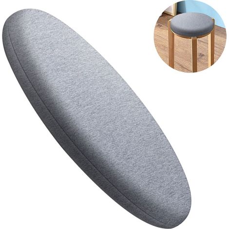 Hockerkissen – Memory-Schaum – Durchmesser 35 cm – Für Barhocker oder feste Sitzflächen – 1 Stück (1/5)