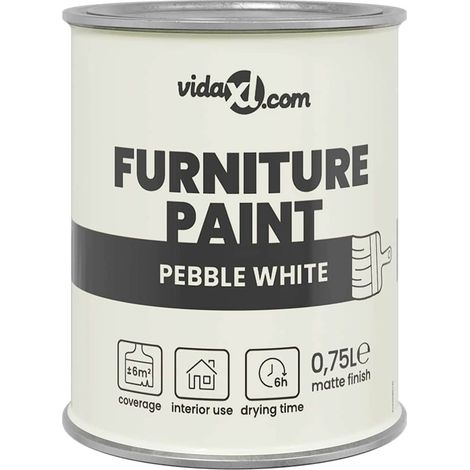 Peinture pour meubles Blanc 10 x 10 x 12,2 cm Impression murale CFW256640 (1/5)