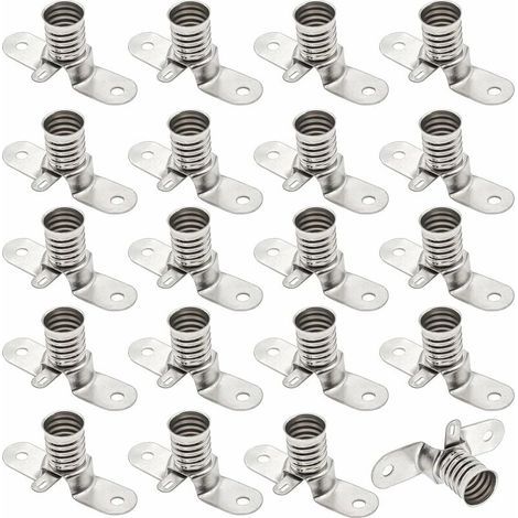 E10 Bulb Socket E10 LED Bulbs 20 PCS 6V E10 with Solder Terminals for Home Circuit Electrical Testing Accessories (1/5)
