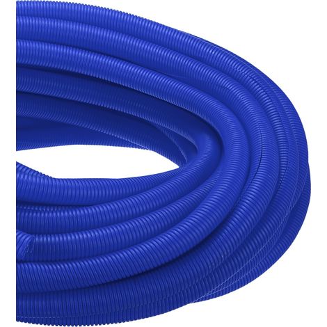 Gaine Fendue Tubulaire Protège-Câbles Flexible Bleu (1/5)