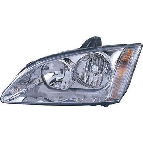 Phare avant gauche chromé H1/H7 Ford Focus 2 phase 1 2004-2007