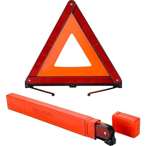 Faltbares Warndreieck Auto mit Aufbewahrungsbox – Pannenhilfe & Unfallvorsorge (1/5)