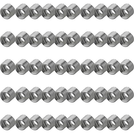 50 inserts filetés M6 x 1,0 en acier inoxydable 304 de type Helicoil (1/5)