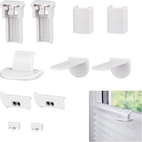 Ensemble de 11 accessoires pour stores plissés, pièces de rechange pour stores plissés et stores vénitiens de 20 mm. (1/5)