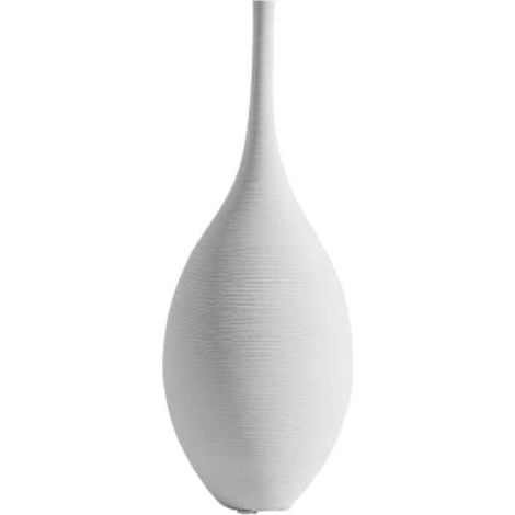 Vase à fleurs - Blanc B - Grand bourgeon en céramique - Design moderne - Fait à la main - Contemporain (1/4)