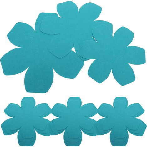 Lot de 12 dessous de plat en feutre, bleu, antidérapants (1/5)
