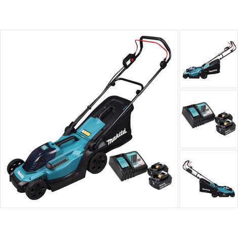 Makita DLM 330 RG2 Akku Rasenmäher 18 V 33 cm 30 l + 2x Akku 6,0 Ah + Ladegerät