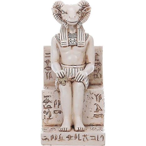 Antike Figurenstatuen Dekoration Mythologische Bürotischdeko Kunsthandwerk-Beige Goat (1/5)