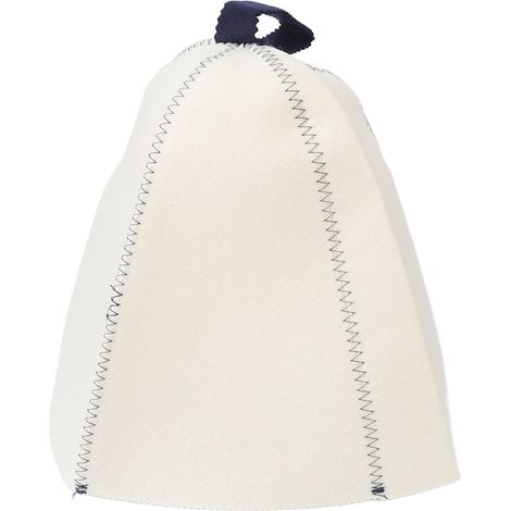 Bonnet de Sauna en Laine Feltée, Protège de la Chaleur pour Hommes et Femmes, Accessoire pour Hammam et Spa (1/5)