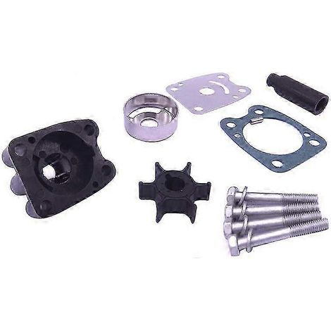 Kit de réparation de pompe à eau pour moteurs hors-bord Yamaha 4HP, 5HP, 4A et 5C - Compatibilité série 6E0-W0078 (1/5)