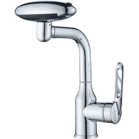 4-mode bathroom faucet, 360° swivel, multi-mode sprayer, easy installation, robust design (1/5)