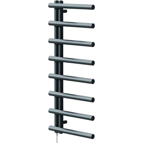 Mason Anthracite 1150mm x 500mm Designer Electric Heated Towel Rail (1/5)