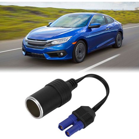 Câble d'adaptateur EC5 Femelle vers Allume-Cigare pour Dépannage Batterie Voiture (1/5)