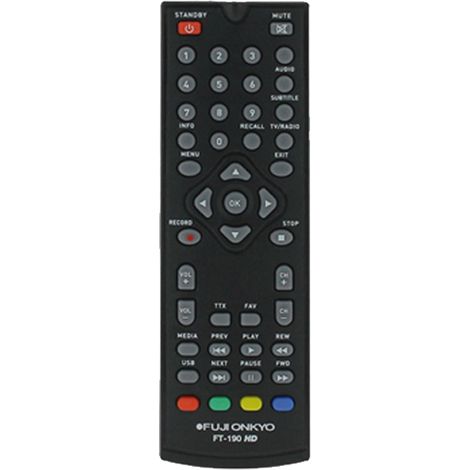 Sedea – Télécommande de remplacement pour récepteur SNT160 – Adaptateur FujiOnkyo FT-190 – Utilisation simple et efficace – Noir