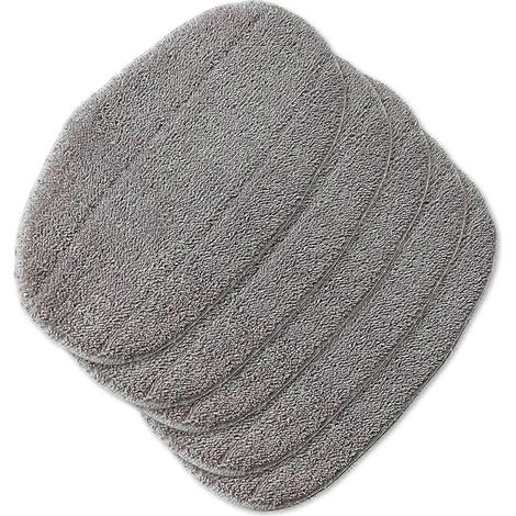 Lot de 5 lingettes de rechange AURA pour nettoyeurs vapeur, housses de balai vapeur pour un nettoyage en profondeur des pores (1/4)