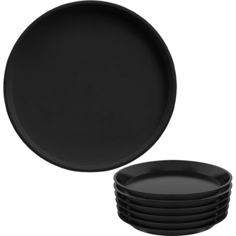 6 Pièces Soucoupes pour Plantes, 25 cm Fleur Plastique Soucoupes Pots (1/5)