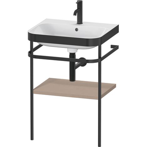 Set Duravit Happy D.2 Plus con soporte metálico, 575x490mm, 1