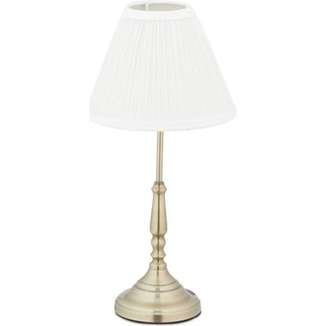 Lampada da tavolo oro bianco