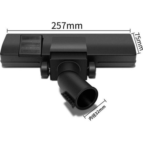 Universelle Staubsaugerbürste mit 35-mm-Rohren, Staubsaugerbürsten für Hartböden und Teppiche, umschaltbares Staubsaugerzubehör (1/5)