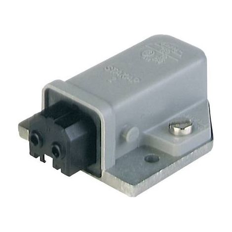 Hirschmann 930329106-1 Connettore di alimentazione STAKAP Presa orizzontale Tot poli: 2 + PE 16 A Grigio 1 pz.