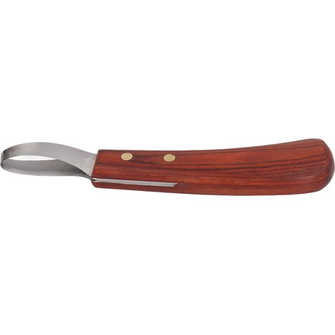 Cisaille à sabots, lame en acier inoxydable, manche en bois et caoutchouc, outil multifonction pour bovins et chevaux (1/5)