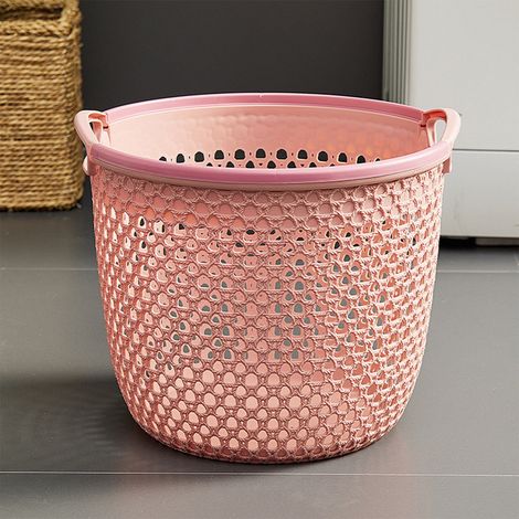 Panier À Linge - En Plastique - Pour Chambre À Coucher Ou Salle De Bain - 19.5 X 19.5 X 14 Cm - 1 Pièce (1/5)