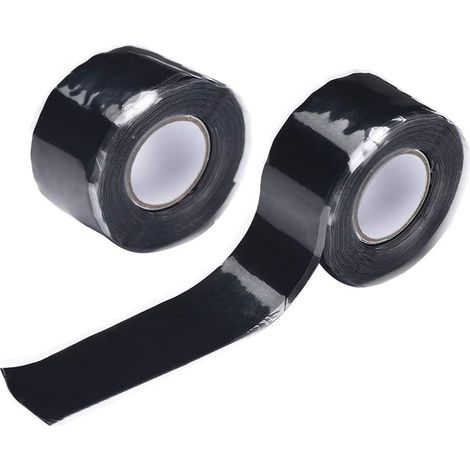 2 rouleaux ruban silicone auto-fusionnant 1,5 m – Isolant, étanche (1/5)