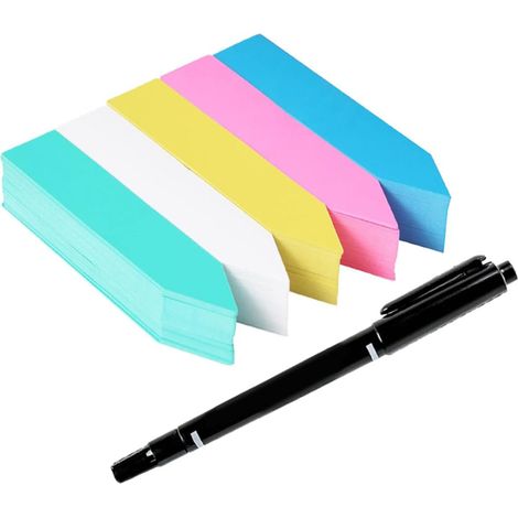 Étiquettes pour plantes de jardin en PVC, 600 pièces, 10 x 2 cm (1/5)