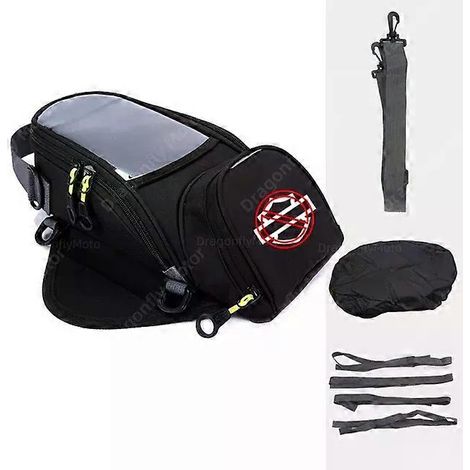 Sacoche de réservoir pour moto avec système de navigation pour téléphone portable, compatible avec les modèles suivants : Davidson Pan America 1250 S, PA1250 Sportster S 1250 et RH1250 S (2021). (1/5)