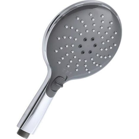 Douchette ABS anticalcaire ronde 3 jets Ø150 mm chromée - Somatherm