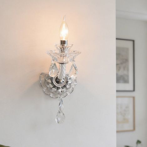 Applique Murale LED Moderne Maria Theresa - LED Douille E14 Lampe de Chevet Élégante - Éclairage Intérieur Sans Ampoule (1/5)