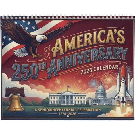 Calendario del 250 aniversario de Estados Unidos 2026 (1/5)