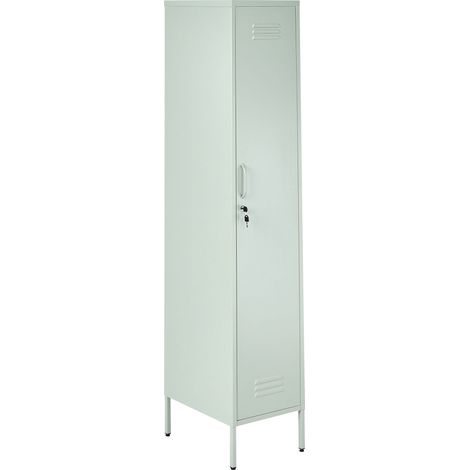 Armoire Métallique Moderne Bureau avec 5 Étagères Vert Menthe Frome