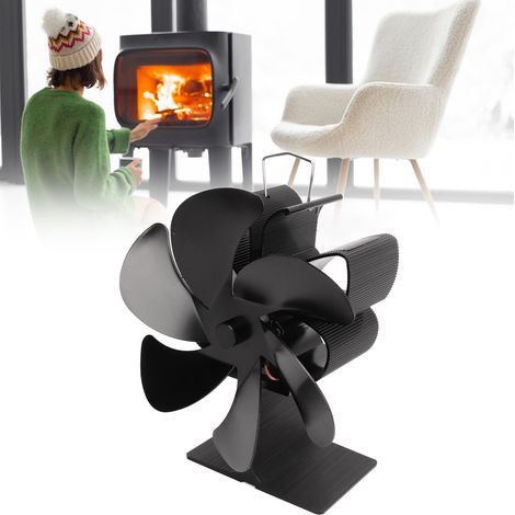 Schmetterlingsförmiger Ofenventilator: selbststartend, hochtemperaturbeständig, 6 Flügel, umweltfreundlich und energieeffizient. (1/5)
