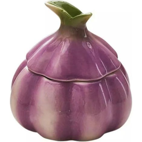 Pot en céramique en forme d'oignon, idéal pour décorer le salon, la maison ou la chambre.