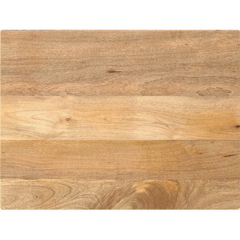 Tischplatte 90x70x3,8 cm Rechteckig Massivholz Mango