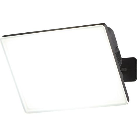Litecraft Akos Floodlight 20W LED Outdoor Slimline IP65 Rated Fitting - Black (1/5)