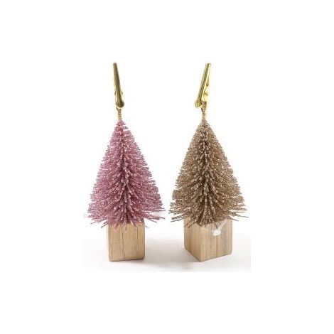 SEGNAPOSTO ALBERELLO CON BASE IN LEGNO H.13XD.4.5 CM ASS INDICARE MODELLO