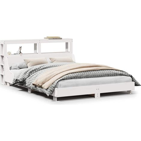Maison Exclusive - Letto senza Materasso Bianco 120x200 cm Legno Massello di Pino
